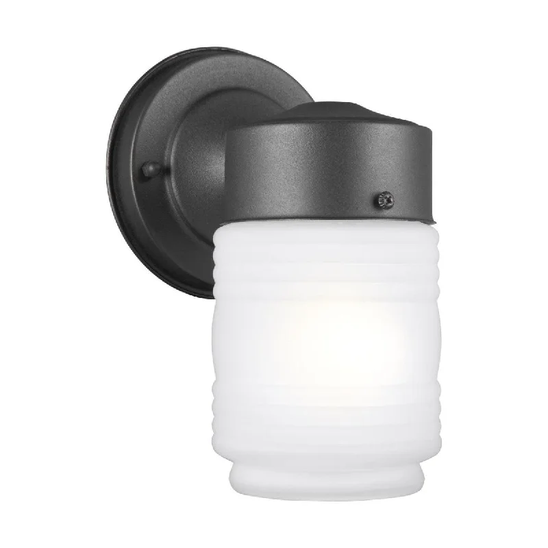 Industrial Lighting for Chemical PlantsOutdoor Wall 8 In. LED Outdoor Wall Sconce Black Finish Industrial Lighting for Chemical PlantsOutdoor Wall 8 In. LED Outdoor Wall Sconce Black Finish
