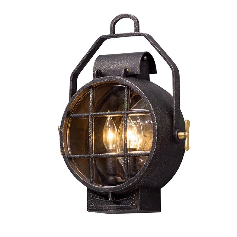 Low - Bay Industrial Lighting Fixtures for Small FactoriesPOINT LOOKOUT 16 in. 2 Lights Outdoor Wall Sconce Silver Finish Low - Bay Industrial Lighting Fixtures for Small FactoriesPOINT LOOKOUT 16 in. 2 Lights Outdoor Wall Sconce Silver Finish