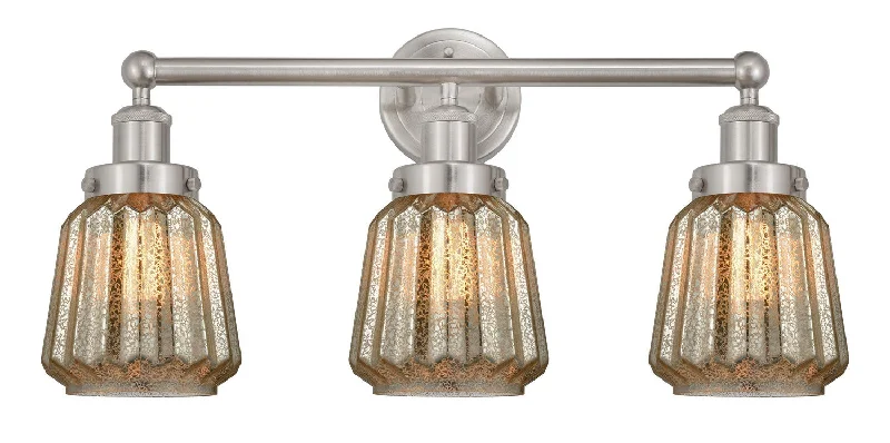 Industrial Lighting with High CRI (Color Rendering Index) for True Color PerceptionEdison Three Light Bath Vanity Industrial Lighting with High CRI (Color Rendering Index) for True Color PerceptionEdison Three Light Bath Vanity