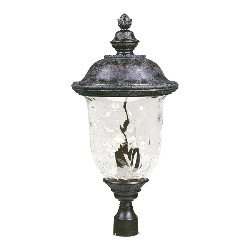 Industrial Ceiling - Mounted Lighting for Assembly PlantsCarriage House VX 29 in. 3 Lights Lantern Head Bronze Finish Industrial Ceiling - Mounted Lighting for Assembly PlantsCarriage House VX 29 in. 3 Lights Lantern Head Bronze Finish