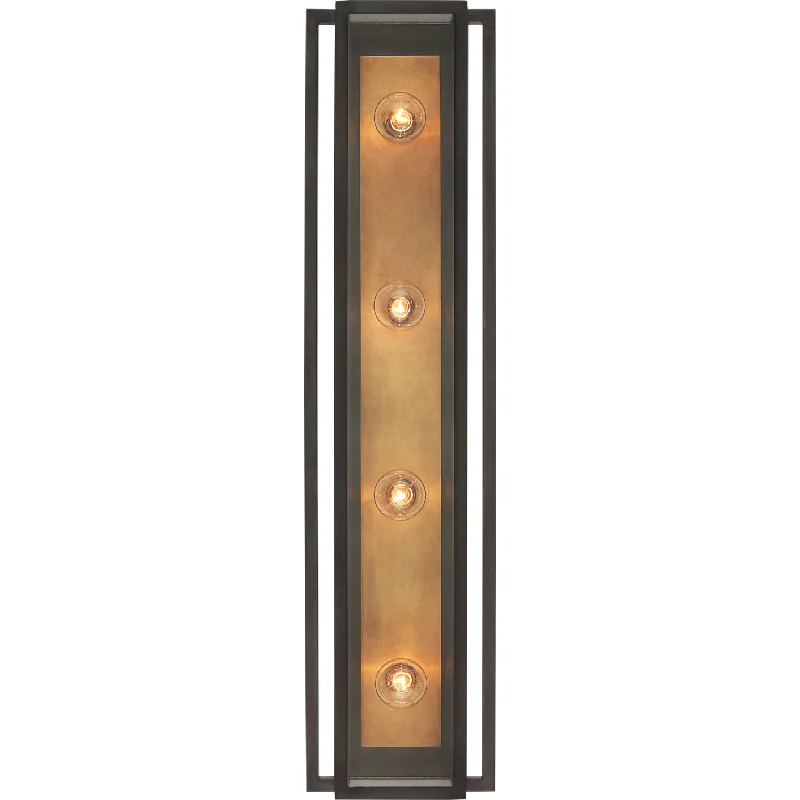 Wireless track lighting for easy installationHalle 30" Vanity Light