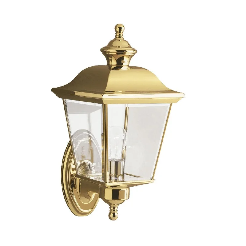 Industrial Lighting for Automotive Manufacturing PlantsBay Shore 16" outdoor wall sconce polished brass finish Industrial Lighting for Automotive Manufacturing PlantsBay Shore 16" outdoor wall sconce polished brass finish