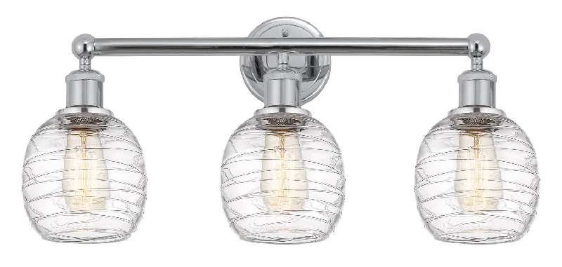 Industrial Lighting for Pharmaceutical ManufacturingEdison Three Light Bath Vanity