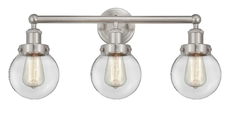 Industrial Lighting for Electronics ManufacturingEdison Three Light Bath Vanity