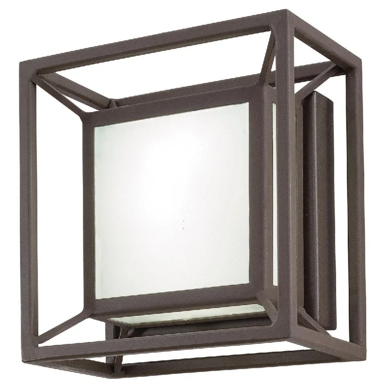Industrial Wall - Mounted Lighting for Workshop WallsOutline 7 in. LED Outdoor Wall Sconce Bronze Finish Industrial Wall - Mounted Lighting for Workshop WallsOutline 7 in. LED Outdoor Wall Sconce Bronze Finish