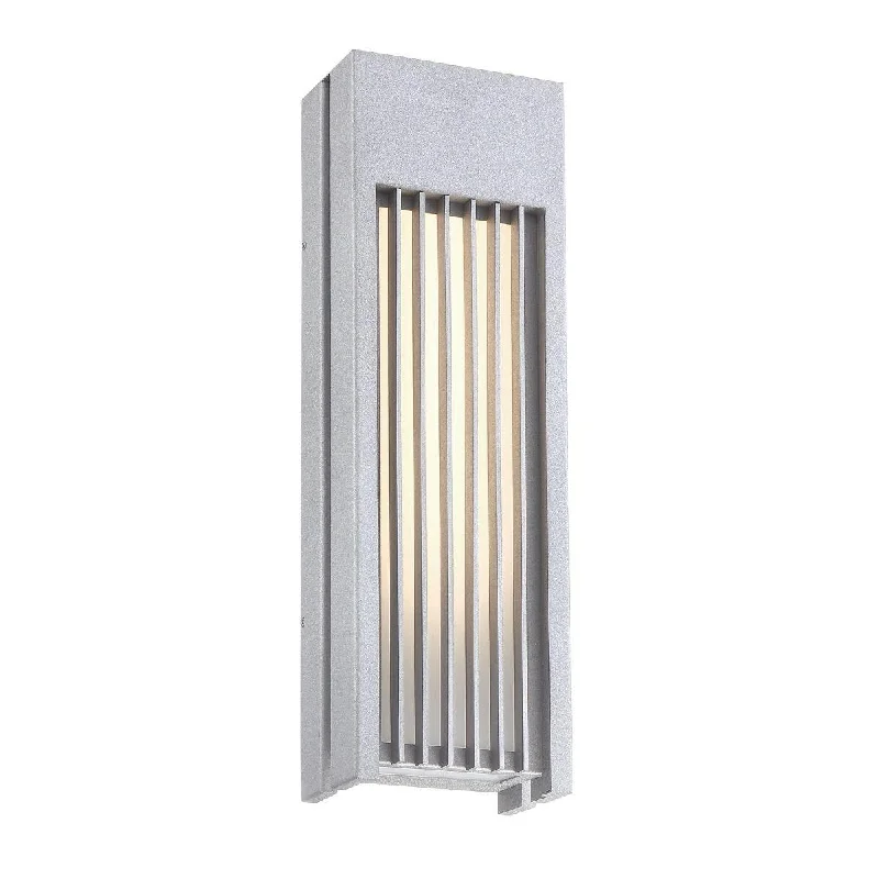 Color - Tunable Industrial Lighting for Special ApplicationsMidrise 22 in. LED Outdoor Wall Sconce Silver Finish Color - Tunable Industrial Lighting for Special ApplicationsMidrise 22 in. LED Outdoor Wall Sconce Silver Finish