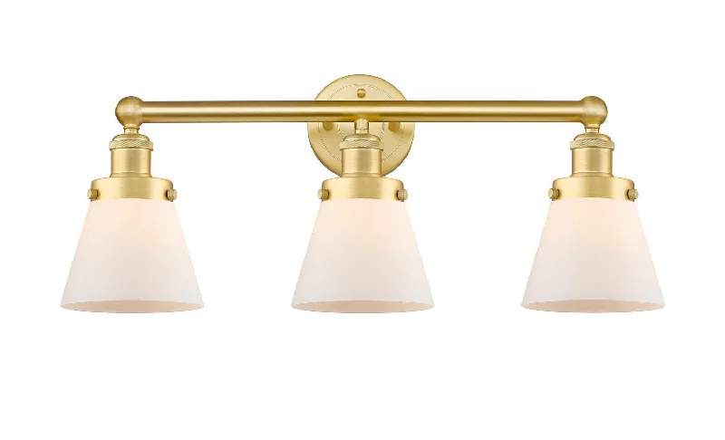 Waterproof Industrial Lighting for Wet AreasEdison Three Light Bath Vanity