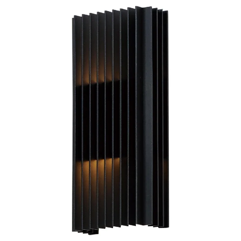 Industrial Lighting for Printing Press FacilitiesRampart 14 in. LED Outdoor Wall Sconce 3000K Black Finish Industrial Lighting for Printing Press FacilitiesRampart 14 in. LED Outdoor Wall Sconce 3000K Black Finish