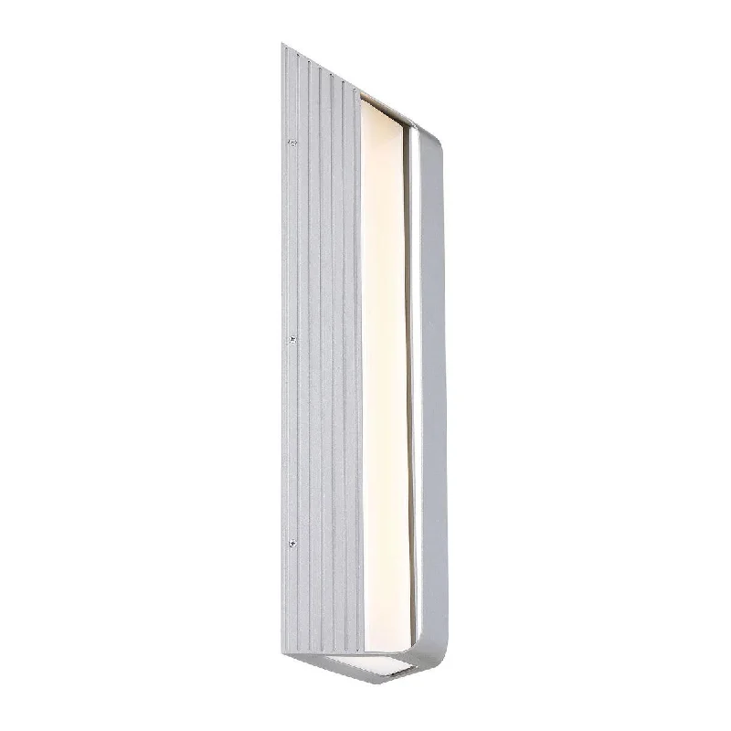 Industrial Lighting for Chemical PlantsLaunch 24 in. LED Outdoor Wall Sconce Silver Finish Industrial Lighting for Chemical PlantsLaunch 24 in. LED Outdoor Wall Sconce Silver Finish