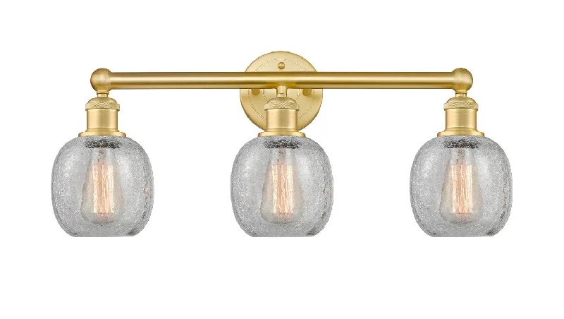 Industrial Pendant Lighting for Machine ShopsEdison Three Light Bath Vanity