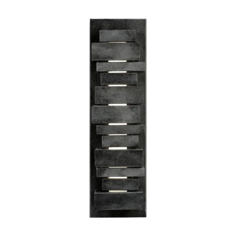 Low - Bay Industrial Lighting Fixtures for Small FactoriesLedgend 18 In. LED Wall Sconce Weathered Zinc Finish Low - Bay Industrial Lighting Fixtures for Small FactoriesLedgend 18 In. LED Wall Sconce Weathered Zinc Finish