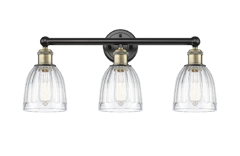 Industrial Pendant Lighting for Machine ShopsEdison Three Light Bath Vanity