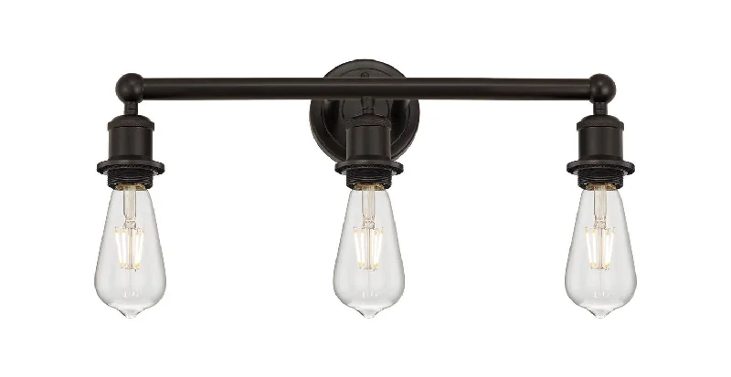 Durable Industrial Lighting for Harsh EnvironmentsDowntown Urban Three Light Bath Vanity Durable Industrial Lighting for Harsh EnvironmentsDowntown Urban Three Light Bath Vanity