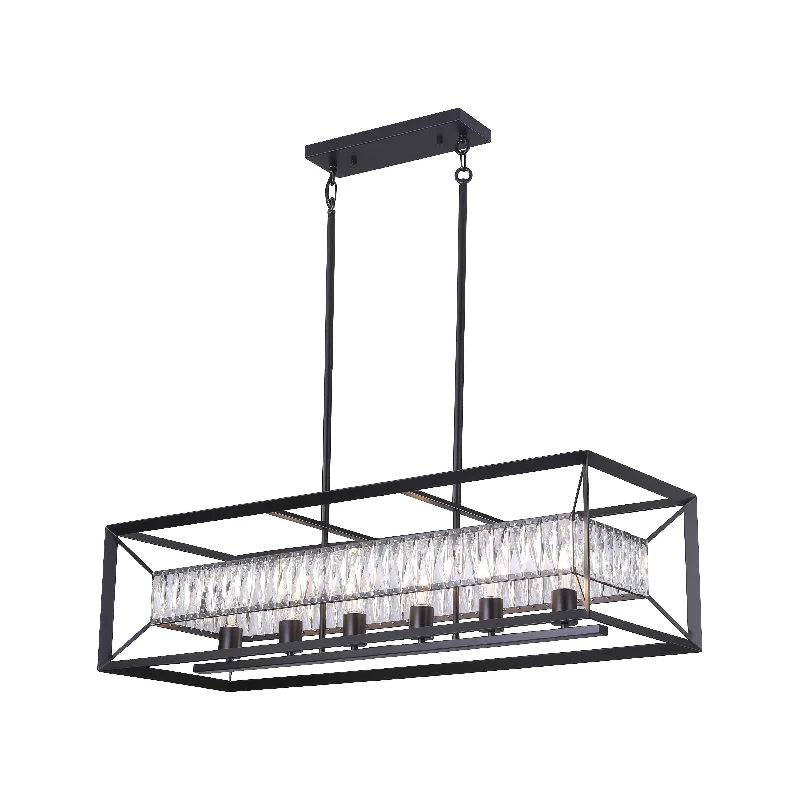 White track lighting for a clean lookSkylon 6-Light Pendant