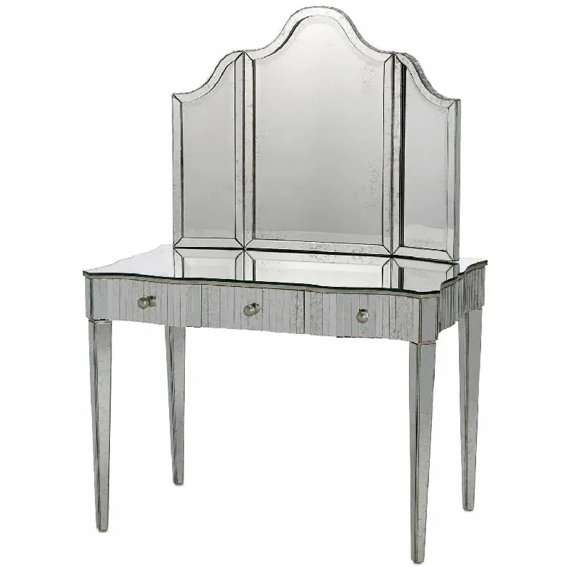 Contemporary track lighting in black finishGilda Vanity Mirror