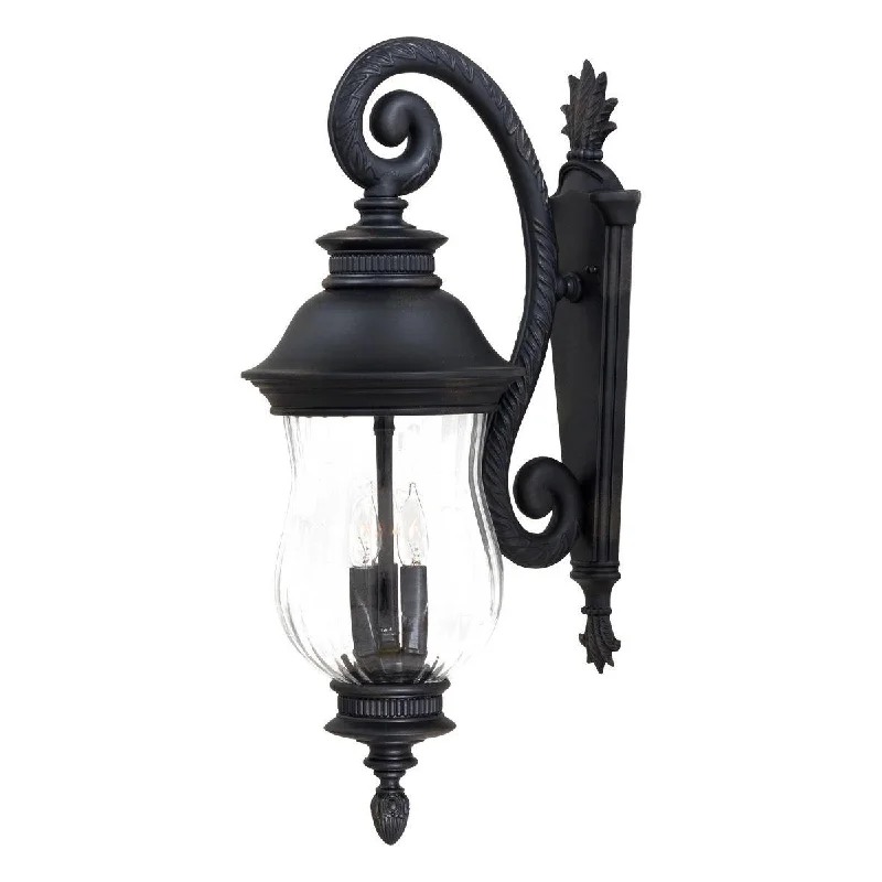 Dust - Resistant Industrial Lighting for Dirty WorkspacesNewport 28 in. 3 Lights Outdoor Wall Lantern Heritage Finish Dust - Resistant Industrial Lighting for Dirty WorkspacesNewport 28 in. 3 Lights Outdoor Wall Lantern Heritage Finish