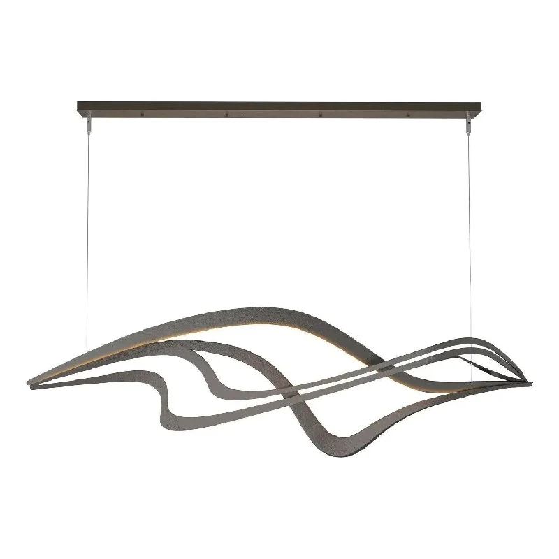 Track lighting with integrated LED driversCrossing Waves LED Pendant