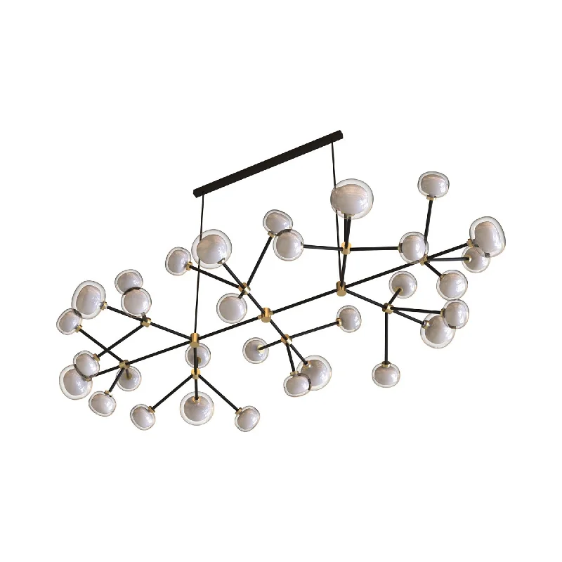 Track lighting for task lighting in workshopsNabila Flat Chandelier