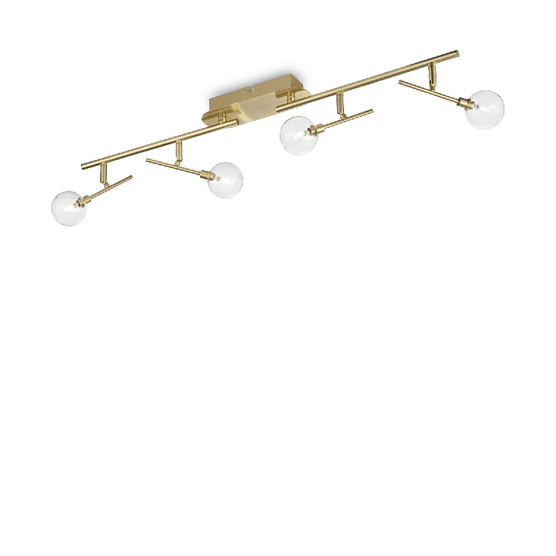 Track lighting for illuminating walkwaysIDEALLUX MARACAS PL4 INDOOR CEILING LIGHT