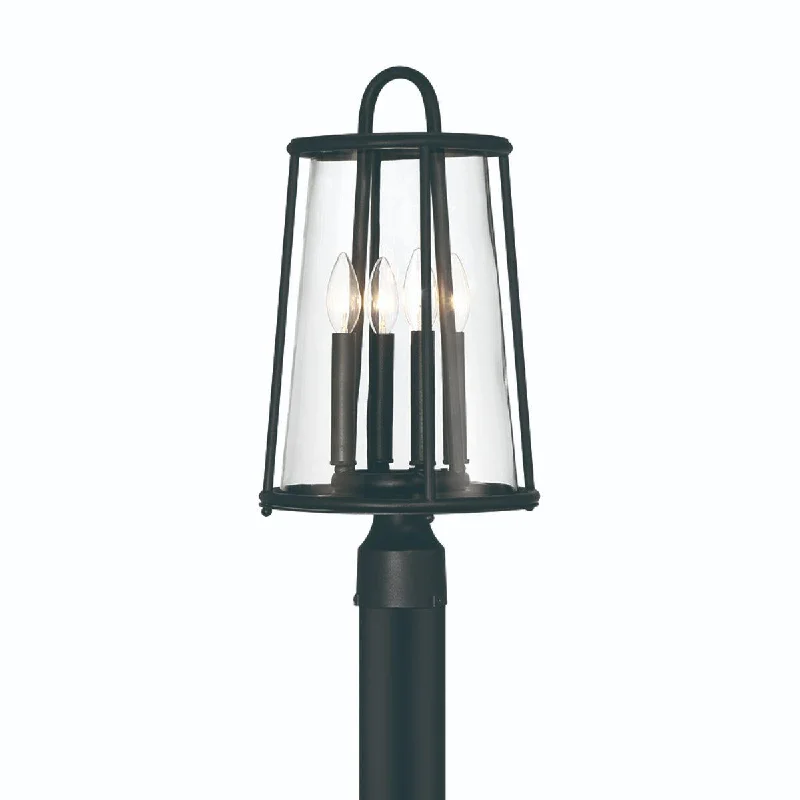 Industrial Lighting for Metal Fabrication ShopsDaulle 19 In. 4 lights Lantern Head Satin Black finish Industrial Lighting for Metal Fabrication ShopsDaulle 19 In. 4 lights Lantern Head Satin Black finish