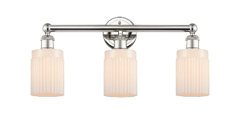 Low - Bay Industrial Lighting Fixtures for Small FactoriesEdison Three Light Bath Vanity