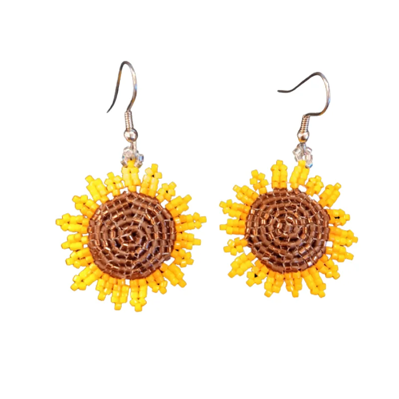 Track lighting for adding a touch of elegance2D Sunflower w/ HYPO Allergenic Earwires Track lighting for adding a touch of elegance2D Sunflower w/ HYPO Allergenic Earwires