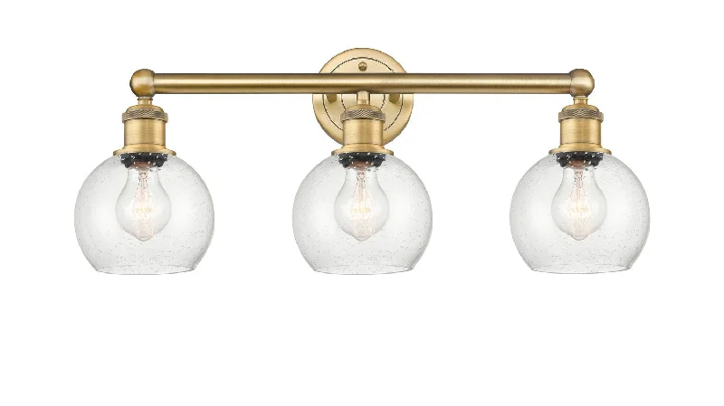 Industrial Lighting with High CRI (Color Rendering Index) for True Color PerceptionEdison Three Light Bath Vanity Industrial Lighting with High CRI (Color Rendering Index) for True Color PerceptionEdison Three Light Bath Vanity