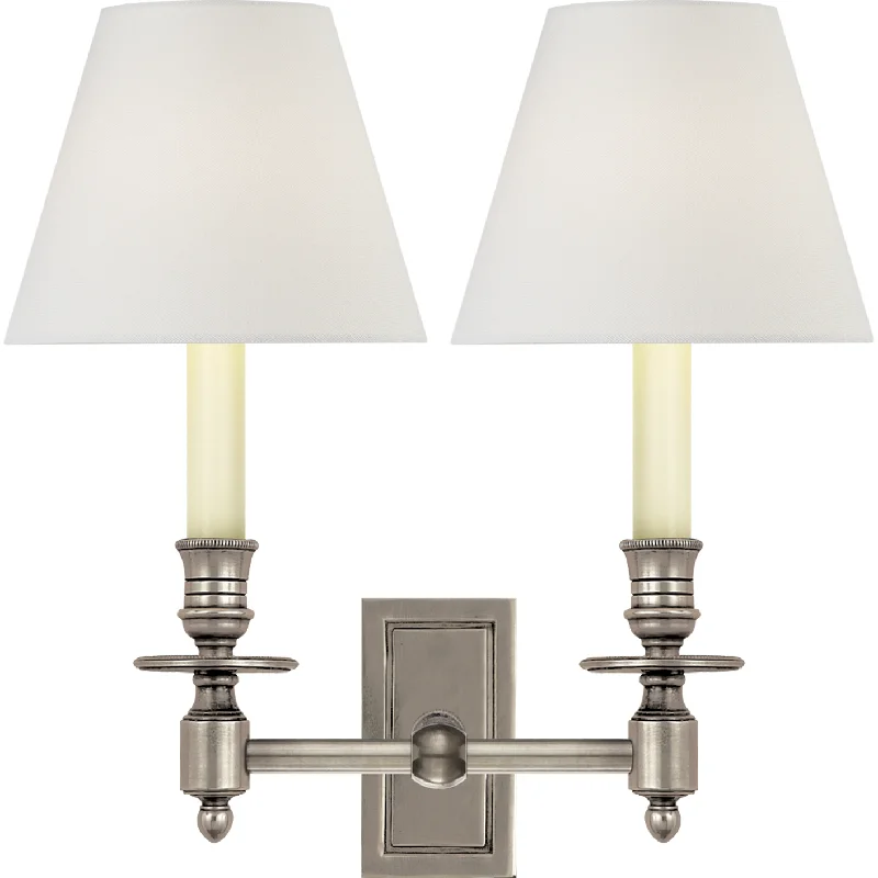 Commercial - grade track lighting for storesFrench Double Library Sconce