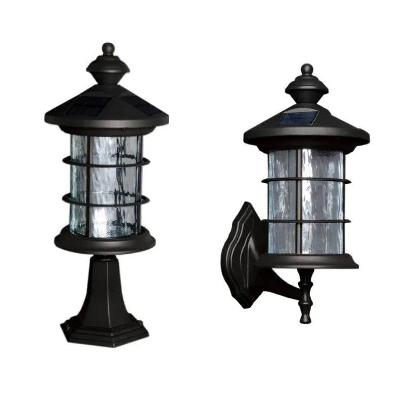 Industrial Lighting for Textile MillsHampton Solar LED Outdoor Wall Scone 4000K Black Finish Industrial Lighting for Textile MillsHampton Solar LED Outdoor Wall Scone 4000K Black Finish