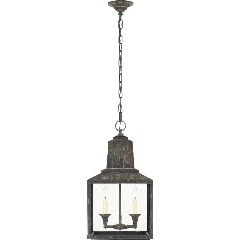 Track lighting with clear glass shadesBrantley Lantern