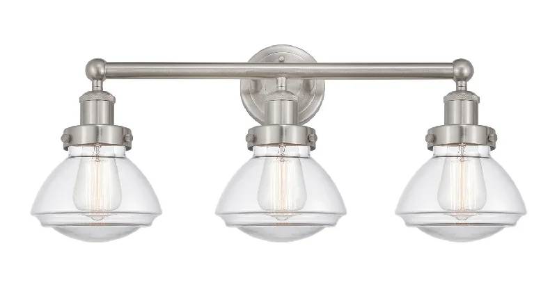 Industrial Area Lighting for Large Open SpacesEdison Three Light Bath Vanity