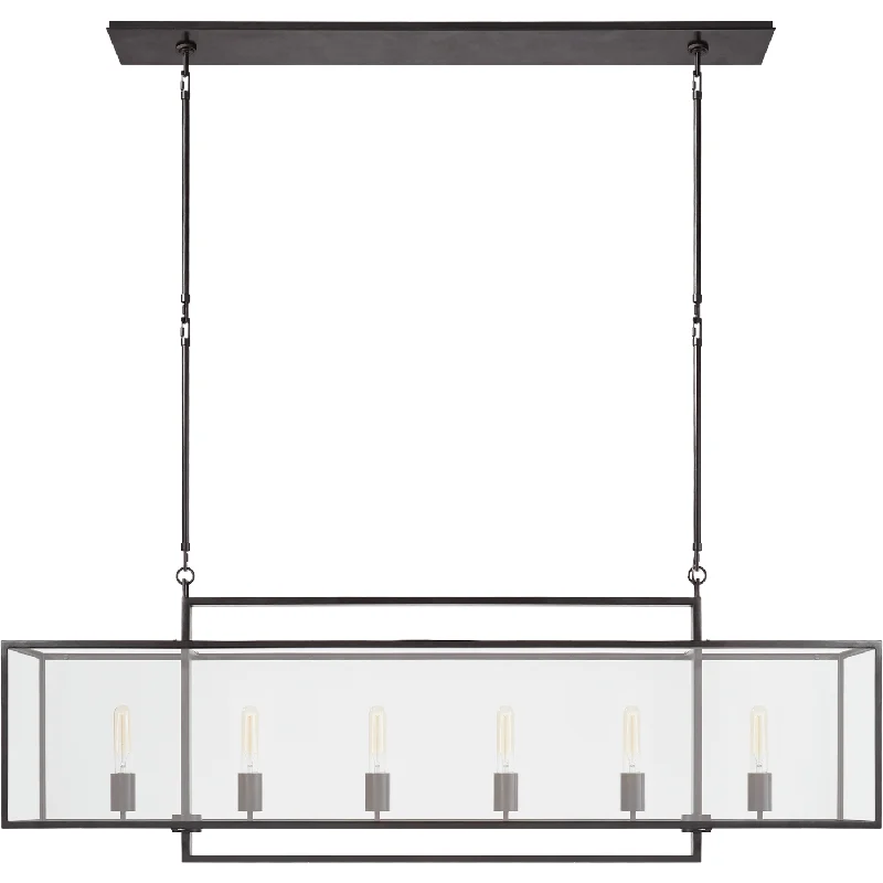 Low - voltage track lighting for safetyHalle Large Linear Pendant