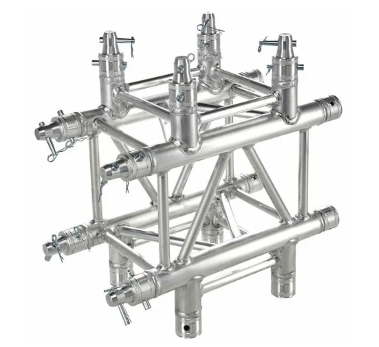 High - lumen track lighting for bright spacesS35Q41 4 way quad truss junction
