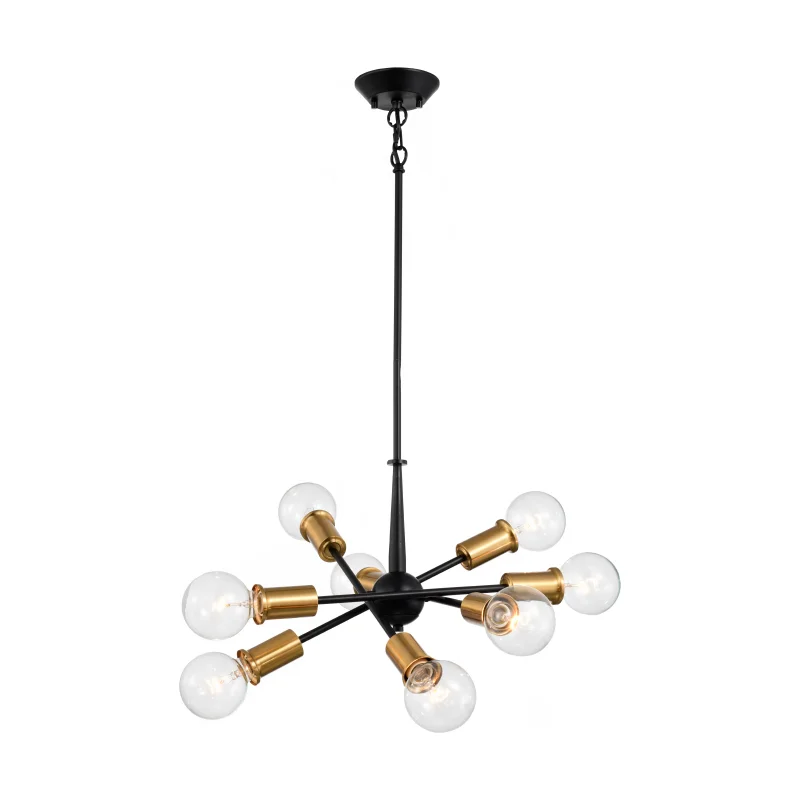 Track lighting with a decorative track designAlice 8-Light Pendant