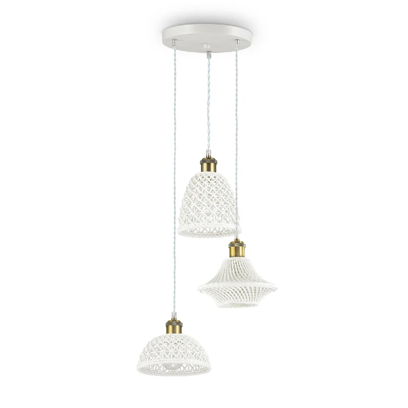 Rustic track lighting for farmhouse decorLUGANO SP3 Cluster Ceiling Light