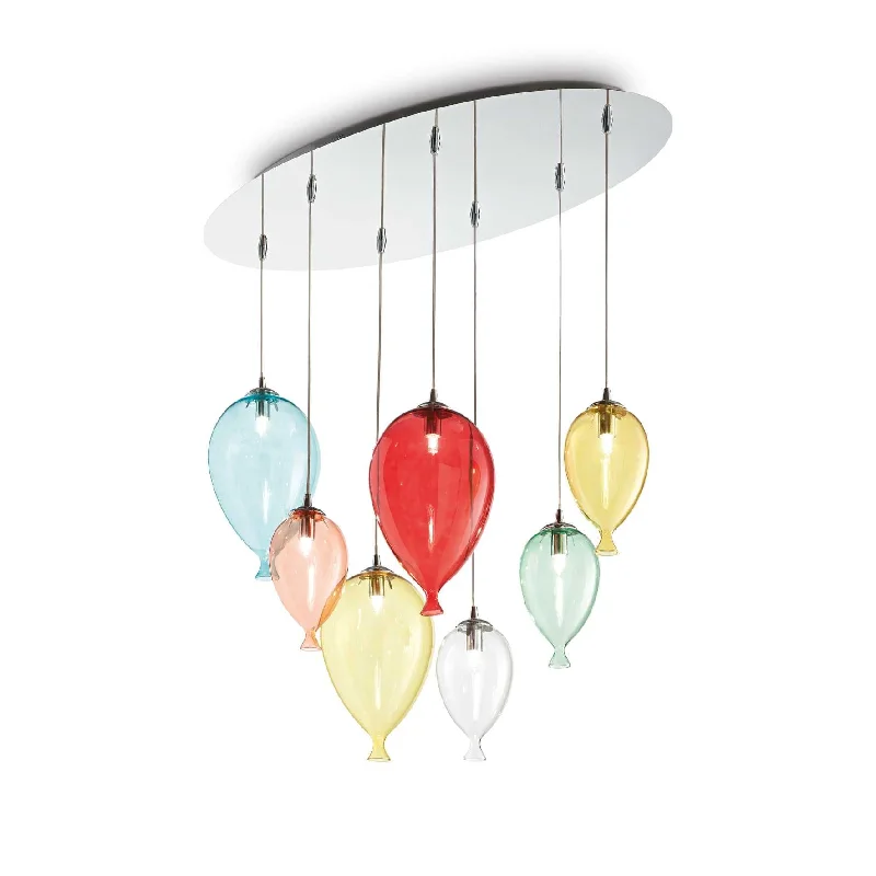 Track lighting for modernizing traditional interiorsClown Cluster 7/8/12Lt -Multicolor Finish Track lighting for modernizing traditional interiorsClown Cluster 7/8/12Lt -Multicolor Finish