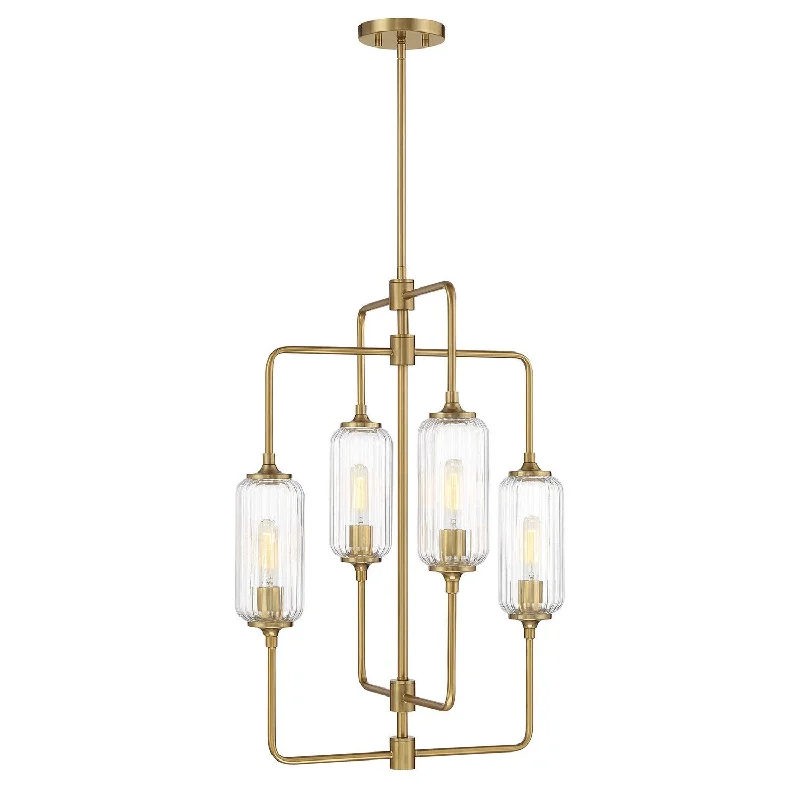 Wireless track lighting for easy installationHolton Tall Chandelier