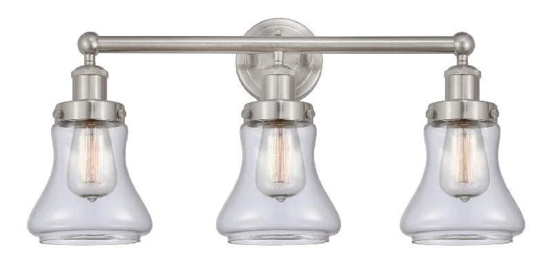 Industrial Lighting for Printing Press FacilitiesEdison Three Light Bath Vanity