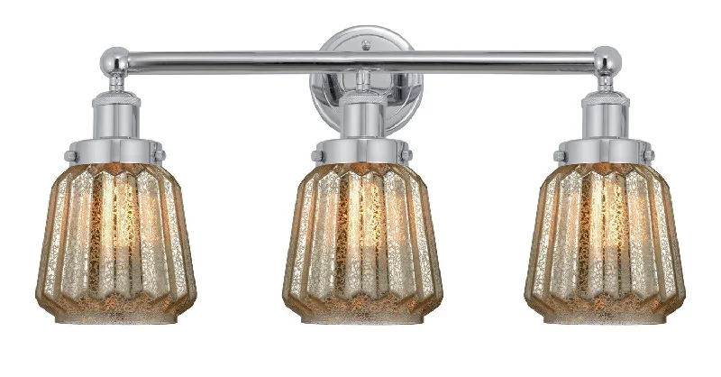 Industrial Lighting with High CRI (Color Rendering Index) for True Color PerceptionEdison Three Light Bath Vanity