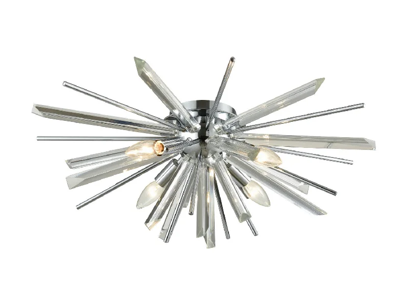 High - lumen track lighting for bright spacesPalisades Ave. Flush Mount