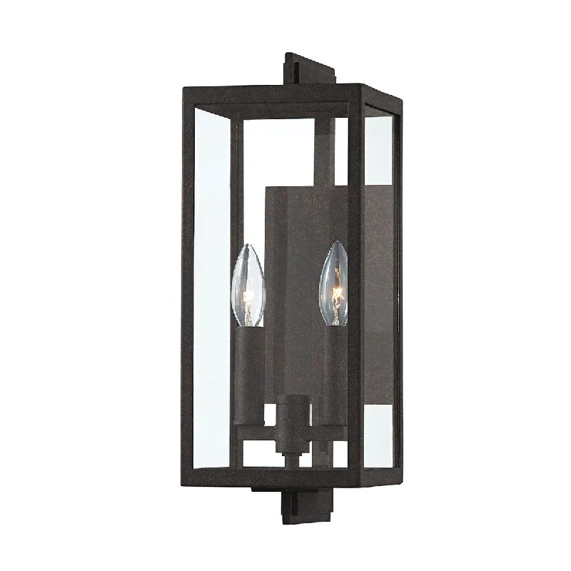 Industrial Ceiling - Mounted Lighting for Assembly PlantsNICO 16 In. 2 Lights Outdoor Wall Lantern French Iron Finish Industrial Ceiling - Mounted Lighting for Assembly PlantsNICO 16 In. 2 Lights Outdoor Wall Lantern French Iron Finish