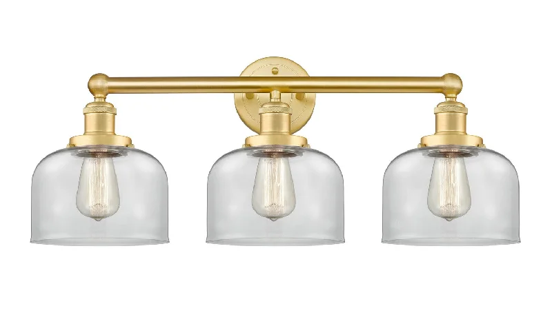 Industrial Wall - Mounted Lighting for Workshop WallsEdison Three Light Bath Vanity Industrial Wall - Mounted Lighting for Workshop WallsEdison Three Light Bath Vanity