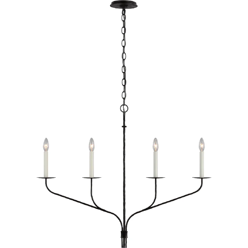 Track lighting with a minimalist track designBelfair Medium Four Light Linear