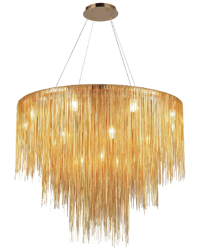 Contemporary track lighting in black finishFountain Ave Chandelier