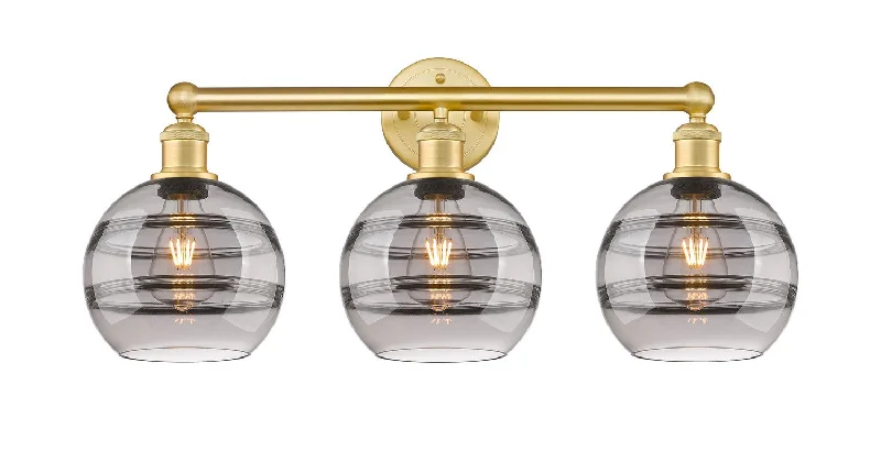 Industrial Lighting for Textile MillsDowntown Urban Three Light Bath Vanity