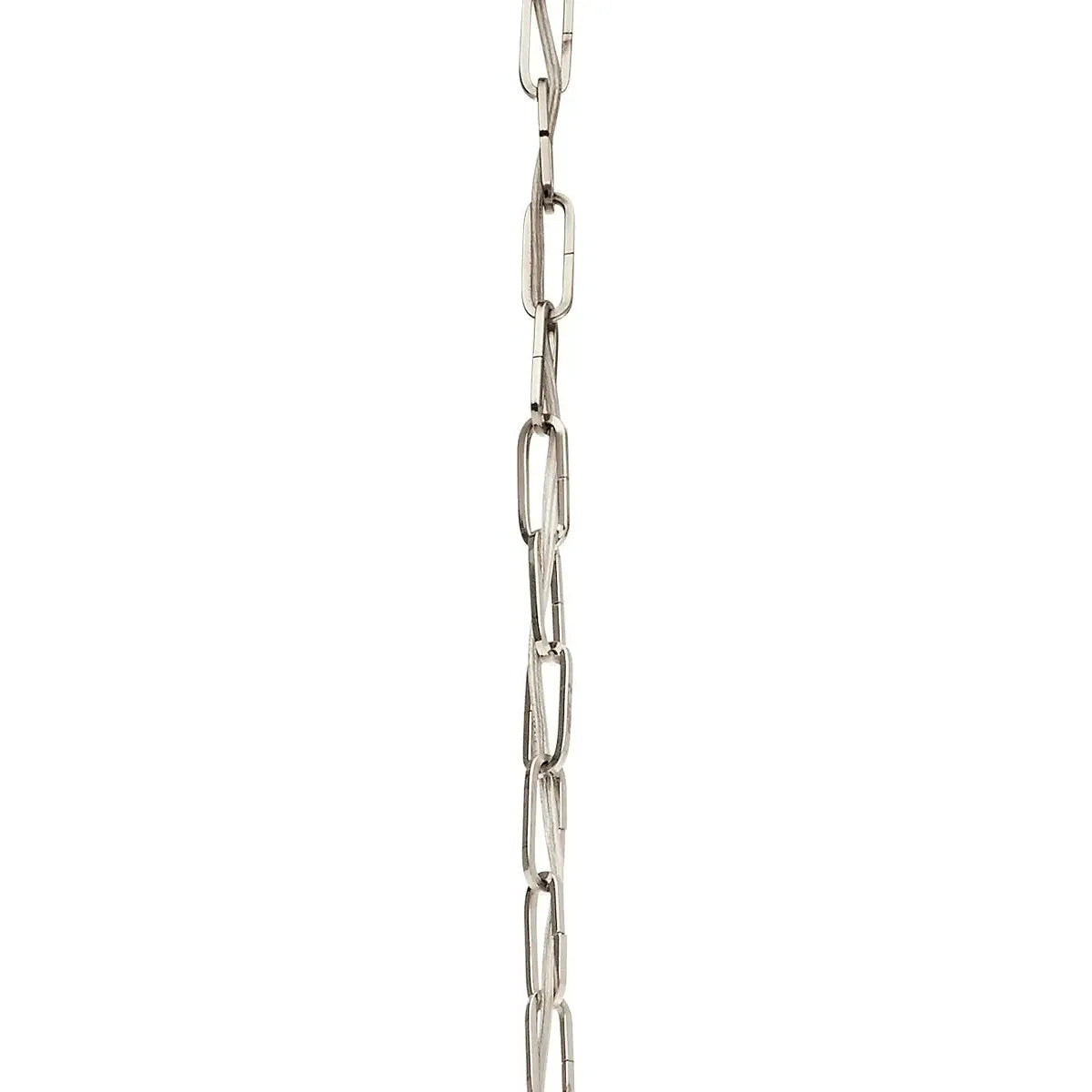 Track lighting with a brushed nickel finish36" Standard Square Chain