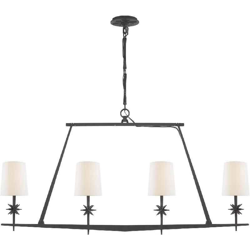 Outdoor - rated track lighting for patiosEtoile Linear Chandelier