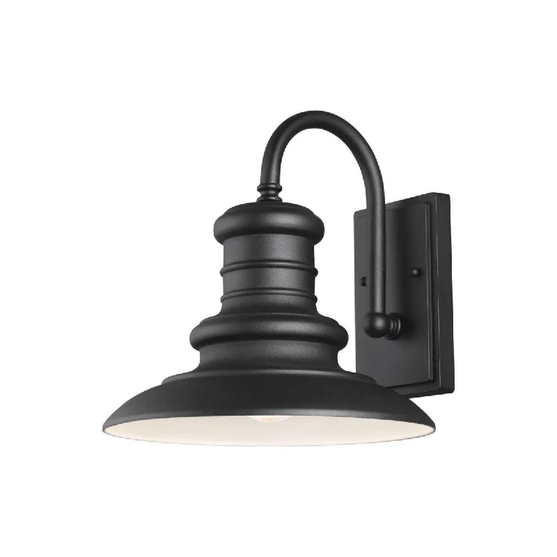 Industrial Lighting with High CRI (Color Rendering Index) for True Color PerceptionRedding Station 13 In. Outdoor Wall Sconce Black Finish Industrial Lighting with High CRI (Color Rendering Index) for True Color PerceptionRedding Station 13 In. Outdoor Wall Sconce Black Finish