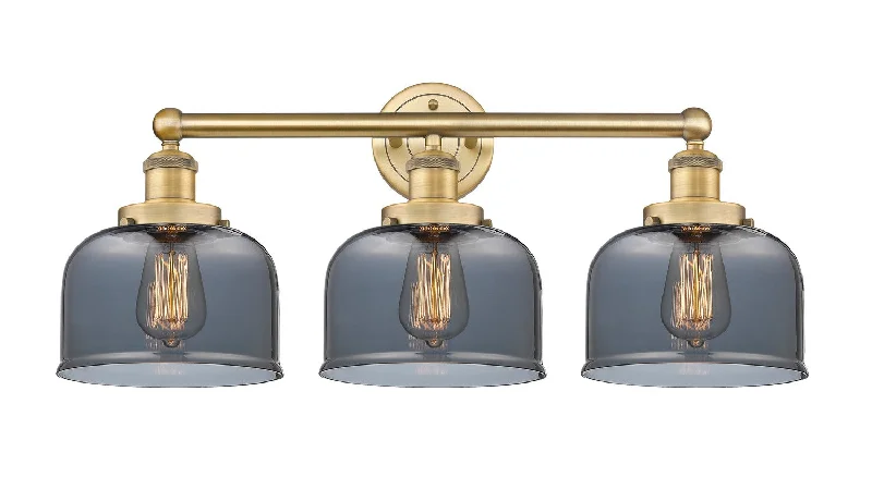 Industrial Lighting for Furniture FactoriesEdison Three Light Bath Vanity