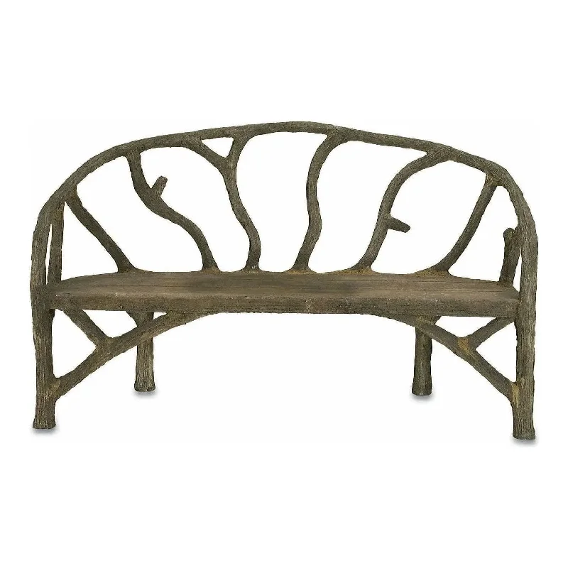 Track lighting for highlighting bookcasesArbor Bench